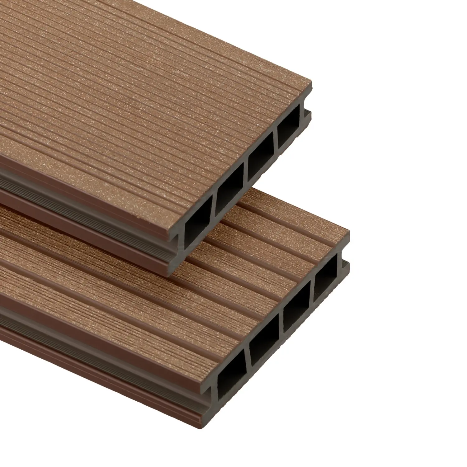 BERGDECK B150 WPC teraszpadló | 2,5x15x240 cm - 0,36 m2 Gesztenye